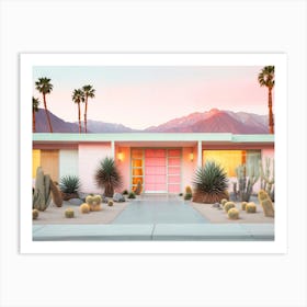 California Dreaming - Retro Palm Springs Art Print