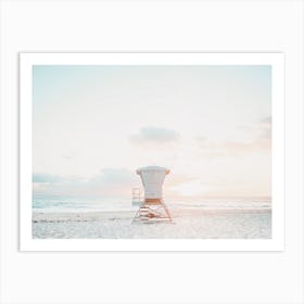 Beach Lifeguard Art Print