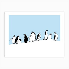 Art Of Penguins Art Print