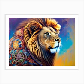 Lion Painting 64 Art Print