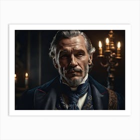 Mysterious Gentleman Art Print