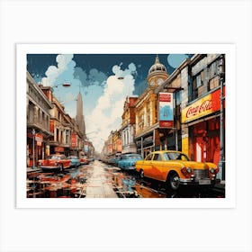 Street Scene Art Print