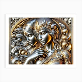 Egyptian Art Deco 32 Art Print