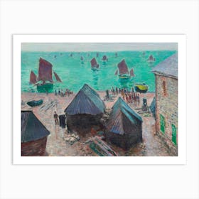 The Departure Of The Boats, Claude Monet Art Print