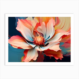 Abstract Flower 3 Art Print