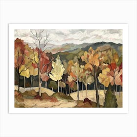 Fall In The Mountains 1 Art Print