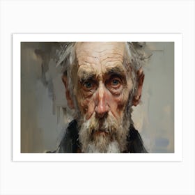 Portrait Of An Old Man Art Print