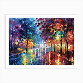 'The Rainy Night' Art Print