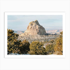 Desert Mountain Range Art Print