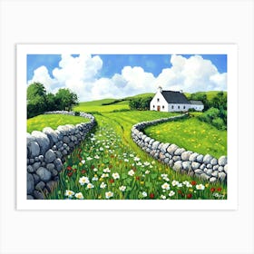 Rolling Hills Of Ireland 18 Art Print