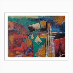 Wall Abstract Art Small Pleasures  Art Print