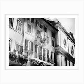 The Romantic Windows // Rome Travel Photography Art Print