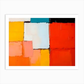 Abstract Squares 2 Art Print