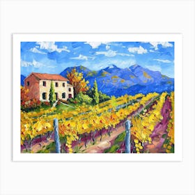 Vineyards In Tuscany 1 Art Print