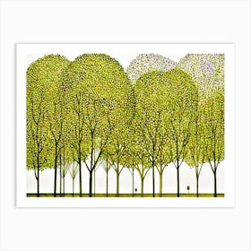 Tree Harmony - Trees In The Park Art Print