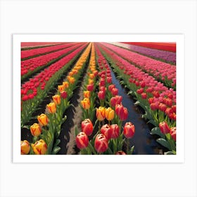 Mesmerizing Tulip Beauties Art Print