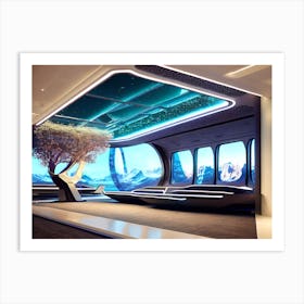 Futuristic Interior Art Print