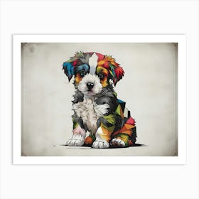 Bernese Mountain Dog 1 Art Print