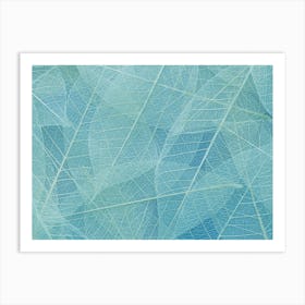 Abstract Leaf Pattern Art Print