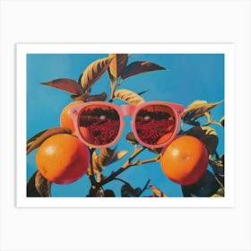 Oranges And Sunglasses Art Print