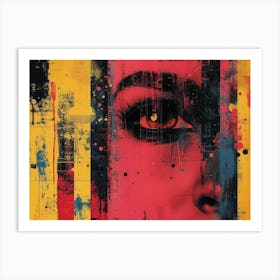 RetroRiso Revival: Embracing Analog Charm in Modern Design:The Eyes' Art Print