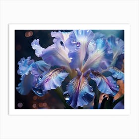 Blue Iris 2 Art Print