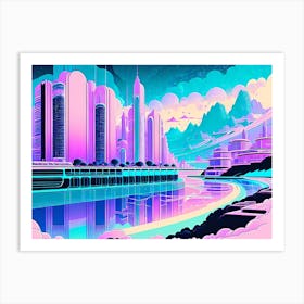 Cityscape 21 Art Print