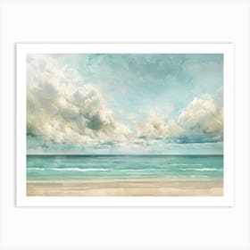 Beach Canvas Print 4 Art Print