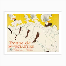 Mademoiselle Eglantine’s Troupe (1896) 1, Henri de Toulouse-Lautrec Art Print