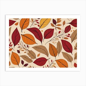 Autumn Leaves Art Print