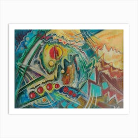 Abstract Wall Art, Pinball Wizard  Art Print