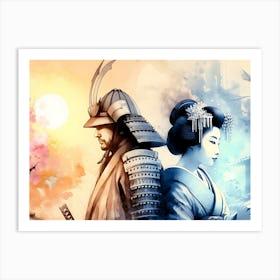 Creativel Geisha Illustration 181 Art Print