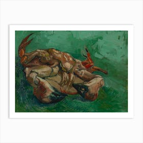 Vincent Van Gogh, Crustacean, Lying On His Back, Crab On Its Back, 1887. 1889. Art Print