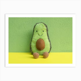 Avocado Stuffed Animal Art Print