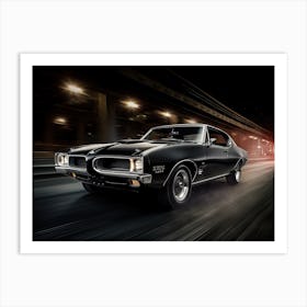 70 Black Gto Art Print