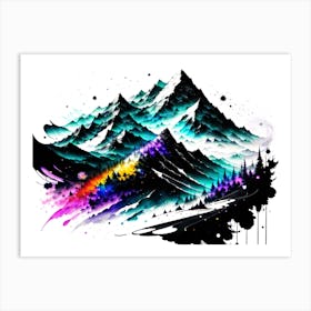 Mountain Art Print