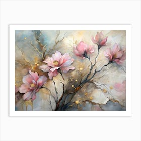 Magnolias Art Print