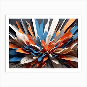 Paper Pom Poms Art Print