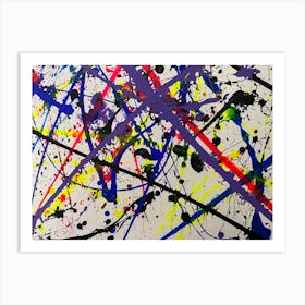 Splatter Painting 3 Art Print