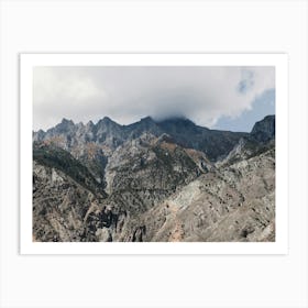 Rugged Mountains In Pakistan Art Print