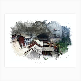 Mian Shan, Pingyao, China Art Print