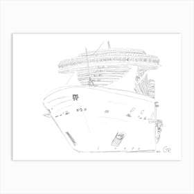 MSC Seaside 1 Art Print