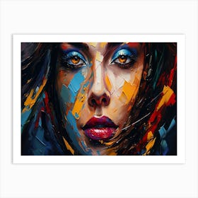 Abstract Of A Woman 2 Art Print