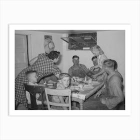 Untitled Photo, Possibly Related To Mormon Farmers At Dinner Table, Box Elder County, Utah By Russell Lee 1 Art Print