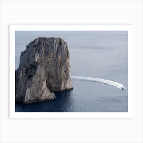 Capri Grotto Water Sea Rocks Italy Italia Italian photo photography art travel Art Print