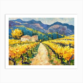 Vineyard Road 2 Art Print