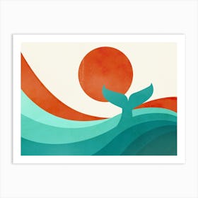 Wave (Day) Art Print