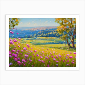 Poppies In The Meadow 1 Art Print