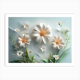 Flowers - Flowers Stock Videos & Royalty-Free Footage Art Print