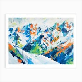 'Snow Mountain' Art Print